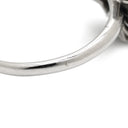 ノンブランド NON BRAND サファイア 2.00ct ダイヤモンド ブルー×プラチナシルバー Pt900 サファイア ダイヤモンド リング 指輪 青 プラチナ900 オーバルカボションカット 9号