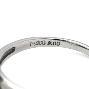 ノンブランド NON BRAND サファイア 2.00ct ダイヤモンド ブルー×プラチナシルバー Pt900 サファイア ダイヤモンド リング 指輪 青 プラチナ900 オーバルカボションカット 9号