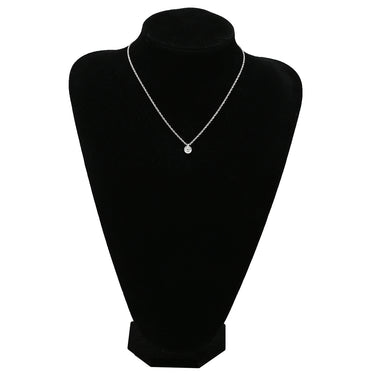 ノンブランド NON BRAND ダイヤモンド 0.57ct ペンダント プラチナシルバー Pt ダイヤモンド PT850(チェーン) ネックレス 1石 1粒 ラウンドブリリアントカット プラチナ