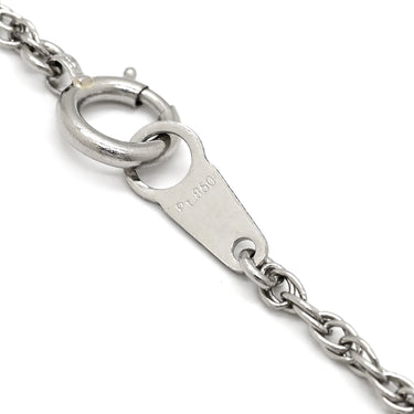 ノンブランド NON BRAND ダイヤモンド 0.57ct ペンダント プラチナシルバー Pt ダイヤモンド PT850(チェーン) ネックレス 1石 1粒 ラウンドブリリアントカット プラチナ