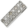 ノンブランド NON BRAND ダイヤ 1.00ct プラチナシルバー Pt900 ダイヤモンド ペンダントトップ プラチナ900 スクエア ネックレストップ 16石