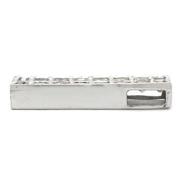 ノンブランド NON BRAND ダイヤ 1.00ct プラチナシルバー Pt900 ダイヤモンド ペンダントトップ プラチナ900 スクエア ネックレストップ 16石