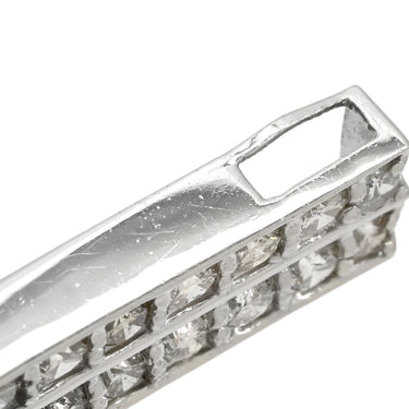ノンブランド NON BRAND ダイヤ 1.00ct プラチナシルバー Pt900 ダイヤモンド ペンダントトップ プラチナ900 スクエア ネックレストップ 16石
