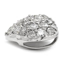 ノンブランド NON BRAND ダイヤ 1.0ct ハートモチーフ ホワイトゴールド K18WG ダイヤモンド ペンダントトップ パヴェ 18K 750 WG ネックレストップ チャーム