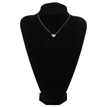 ノンブランド NON BRAND ダイヤ 1.0ct ハートモチーフ ホワイトゴールド K18WG ダイヤモンド ペンダントトップ パヴェ 18K 750 WG ネックレストップ チャーム