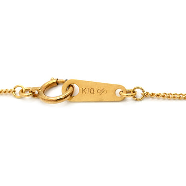 ジュエリーマキ JEWELRY MAKI エメラルド ダイヤ デザインペンダント グリーン×イエローゴールド K18YG エメラルド ダイヤモンド ネックレス 750 18K YG ツイスト
