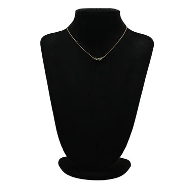 ジュエリーマキ JEWELRY MAKI エメラルド ダイヤ デザインペンダント グリーン×イエローゴールド K18YG エメラルド ダイヤモンド ネックレス 750 18K YG ツイスト