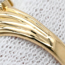 ノンブランド NON BRAND ダイヤモンド 0.50ct デザインリング イエローゴールド K18YG ダイヤモンド リング 指輪 18K 750 YG V字 Vライン ラウンドブリリアント 10号