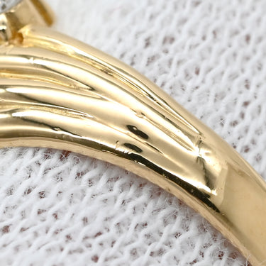ノンブランド NON BRAND ダイヤモンド 0.50ct デザインリング イエローゴールド K18YG ダイヤモンド リング 指輪 18K 750 YG V字 Vライン ラウンドブリリアント 10号
