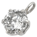 ノンブランド NON BRAND ダイヤモンド 0.35ct プラチナシルバー Pt1000 ダイヤモンド ペンダントトップ 1P 1粒 1石 ネックレストップ プラチナ1000