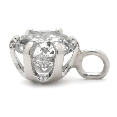 ノンブランド NON BRAND ダイヤモンド 0.35ct プラチナシルバー Pt1000 ダイヤモンド ペンダントトップ 1P 1粒 1石 ネックレストップ プラチナ1000