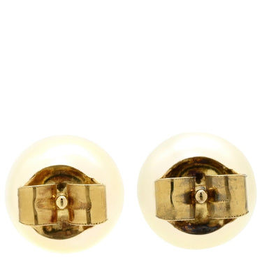ノンブランド NON BRAND パール 7.4mm ホワイト×イエローゴールド K18YG パール ピアス 白 真珠 1粒 1P Au750 18K 18金 スタッドピアス