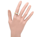 ノンブランド NON BRAND ダイヤモンド デザインリング イエローゴールド K18YG ダイヤモンド リング 指輪 18K 750 YG パヴェ 9.5号