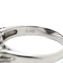 ノンブランド NON BRAND バイオレット スターサファイア 12.0ct ダイヤ パープル×プラチナシルバー Pt900 サファイア ダイヤモンド リング 指輪 紫 大粒 プラチナ900 オーバルカボションカット 13号