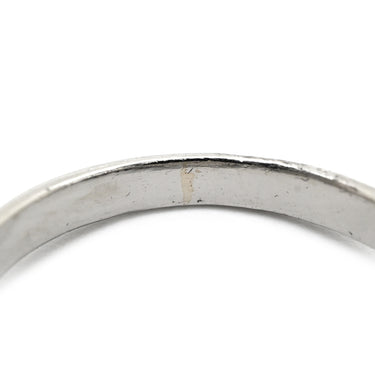 ノンブランド NON BRAND ダイヤモンド 0.55ct フラワーモチーフ プラチナシルバー Pt900 ダイヤモンド リング 指輪 プラチナ900 花 デザインリング ラウンドブリリアント 7.5号
