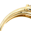 ノンブランド NON BRAND ダイヤモンド 0.82ct 0.38ct デザインリング イエローゴールド K18YG ダイヤモンド リング 指輪 18K 750 YG 大粒 3P ラウンドブリリアント 14号
