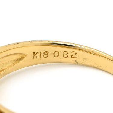 ノンブランド NON BRAND ダイヤモンド 0.82ct 0.38ct デザインリング イエローゴールド K18YG ダイヤモンド リング 指輪 18K 750 YG 大粒 3P ラウンドブリリアント 14号