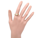 ノンブランド NON BRAND ダイヤモンド 0.82ct 0.38ct デザインリング イエローゴールド K18YG ダイヤモンド リング 指輪 18K 750 YG 大粒 3P ラウンドブリリアント 14号