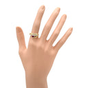 ノンブランド NON BRAND ルビー ダイヤモンド デザインリング レッド×イエローゴールド K18YG ルビー ダイヤモンド リング 指輪 赤 Au750 18K YG ペアシェイプカット 11号