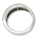 ノンブランド NON BRAND ダイヤ 1.00ct 一文字リング プラチナシルバー Pt900 ダイヤモンド リング 指輪 プラチナ900 バゲットカット ラウンドブリリアント 15号