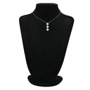 タサキ TASAKI ダイヤ 3連 ホワイトゴールド K18WG ダイヤモンド ネックレス TASAKI Au750 18K WG ネックレストップ スクエア 2WAY