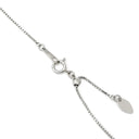 ノンブランド NON BRAND ダイヤ 0.43ct デザインペンダント ホワイトゴールド K18WG ダイヤモンド K14WG(チェーン) ネックレス ドロップ スウィング 18K 750 WG