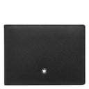 モンブラン Montblanc マイスターシュテュック 6cc ウォレット ブラック レザー 二つ折り財布 シルバー金具 黒