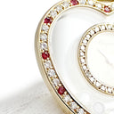 腕時計 ショパール CHOPARD ハッピーダイヤモンド 20/4681/21 クオーツ レディース メーカーOH済 K18YG無垢 純正ダイヤ&ルビー