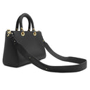 クリスチャン・ディオール Christian Dior レディ D-サイア ミディアム M11510TRL ブラック レザー 2WAYバッグ シャンパンゴールド金具 黒