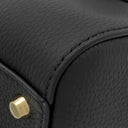 クリスチャン・ディオール Christian Dior レディ D-サイア ミディアム M11510TRL ブラック レザー 2WAYバッグ シャンパンゴールド金具 黒