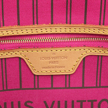 ルイヴィトン LOUIS VUITTON ネヴァーフル PM M41245 モノグラム×ピヴォワンヌ モノグラムキャンバス トートバッグ ゴールド金具 茶 ピンク 肩掛け トート