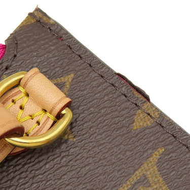 ルイヴィトン LOUIS VUITTON ネヴァーフル PM M41245 モノグラム×ピヴォワンヌ モノグラムキャンバス トートバッグ ゴールド金具 茶 ピンク 肩掛け トート