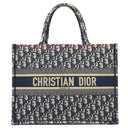 クリスチャン・ディオール Christian Dior ブックトート ミディアム M1296ZR1W928 ネイビー キャンバス トートバッグ オブリーク Book Tote