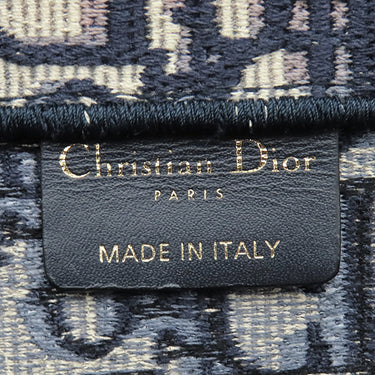 クリスチャン・ディオール Christian Dior ブックトート ミディアム M1296ZR1W928 ネイビー キャンバス トートバッグ オブリーク Book Tote