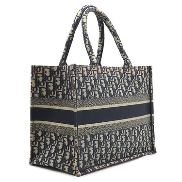 クリスチャン・ディオール Christian Dior ブックトート ミディアム M1296ZR1W928 ネイビー キャンバス トートバッグ オブリーク Book Tote