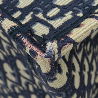 クリスチャン・ディオール Christian Dior ブックトート ミディアム M1296ZR1W928 ネイビー キャンバス トートバッグ オブリーク Book Tote