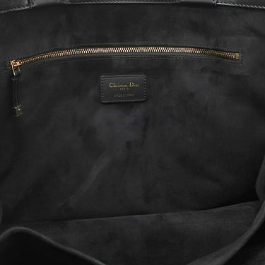 クリスチャン・ディオール Christian Dior ブック トート バッグ ミディアム ブラック カーフ 2WAYバッグ シャンパンゴールド金具 肩掛け カナージュ Book Tote