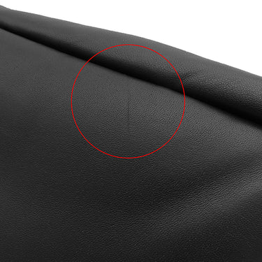 イヴ・サンローラン Yves Saint Laurent ワイド パファー 756269 ブラック レザー ナッパレザー トートバッグ ブラック金具 黒 ロゴ