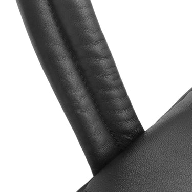イヴ・サンローラン Yves Saint Laurent ワイド パファー 756269 ブラック レザー ナッパレザー トートバッグ ブラック金具 黒 ロゴ