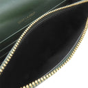 サンローラン SAINT LAURENT クラシック ケイト 354119 グリーン レザー チェーンウォレット ゴールド金具 緑 ショルダー クラッチ タッセル