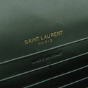 サンローラン SAINT LAURENT クラシック ケイト 354119 グリーン レザー チェーンウォレット ゴールド金具 緑 ショルダー クラッチ タッセル