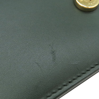 サンローラン SAINT LAURENT クラシック ケイト 354119 グリーン レザー チェーンウォレット ゴールド金具 緑 ショルダー クラッチ タッセル