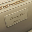 クリスチャン・ディオール Christian Dior 30 モンテーニュ オフホワイト レザー ショルダーバッグ ゴールド金具 白