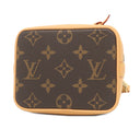 ルイヴィトン LOUIS VUITTON ナノ ノエ M81266 モノグラム モノグラムキャンバス 2WAYバッグ ゴールド金具 ショルダーバッグ ハンドバッグ 茶