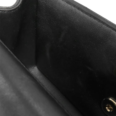 シャネル CHANEL マトラッセ 20 ブラック ラムスキン ショルダーバッグ ゴールド金具 ショルダー ライオン チャーム付き