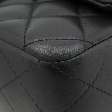 シャネル CHANEL マトラッセ 20 ブラック ラムスキン ショルダーバッグ ゴールド金具 ショルダー ライオン チャーム付き