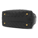 ボッテガヴェネタ BOTTEGA VENETA ウォレス ブラック カーフ ショルダーバッグ ゴールド金具 ハンドバッグ 肩掛け 黒