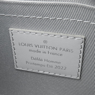 ルイヴィトン LOUIS VUITTON ミニ ソフトトランク M59726 ダミエグリッター レザー ショルダーバッグ シルバー金具 ラメ グリッター チェーン