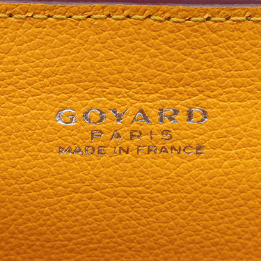 ゴヤール GOYARD サイゴン ミニ ソフトバッグ バーガンディ カーフ ゴヤールディンキャンバス シュヴロッシュカーフスキン 2WAYバッグ シルバー金具 ショルダー ハンドバッグ ヘリンボーン柄