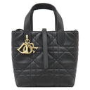 クリスチャン・ディオール Christian Dior Toujours バーティカル トート スモール M2835OSNW_M900 ブラック カーフ 2WAYバッグ ゴールド金具 マクロカナージュ